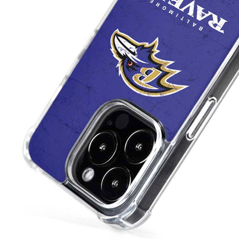NFL Baltimore Ravens Distressed iPhone 16 Pro MagSafe Case